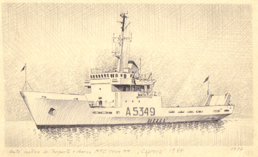 1987 - Unita' costiera trasporto e sbarco classe 'Caprera'